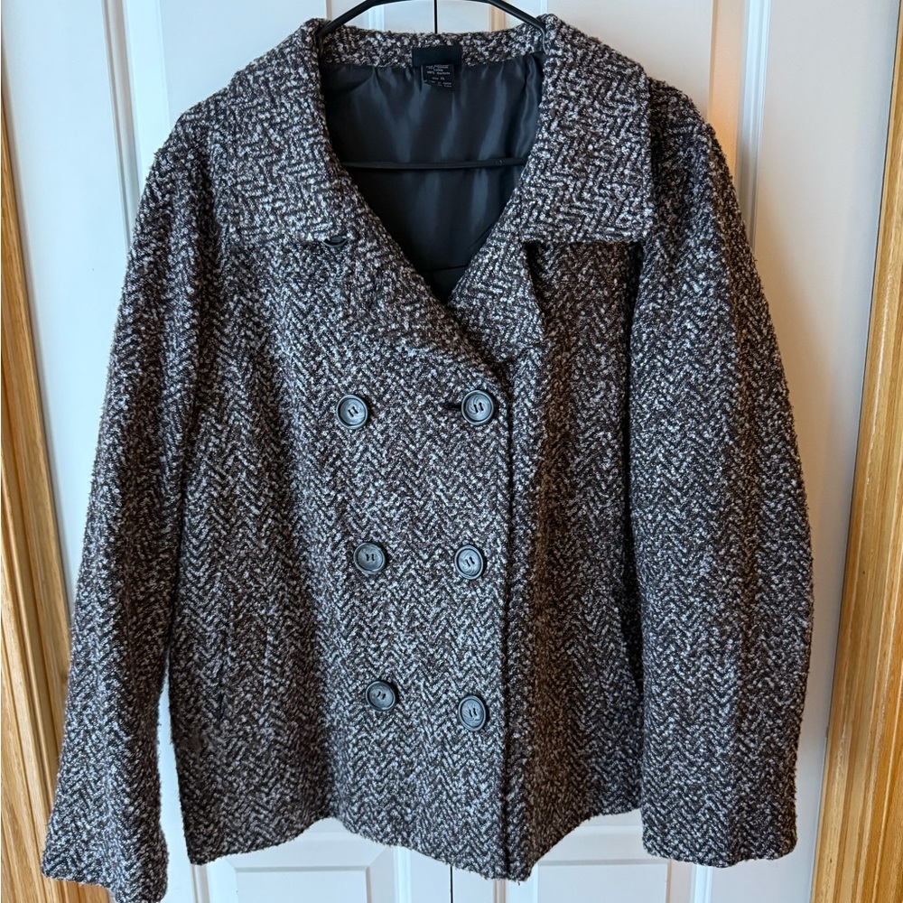 Nomadic Traders Herringbone Pea Coat